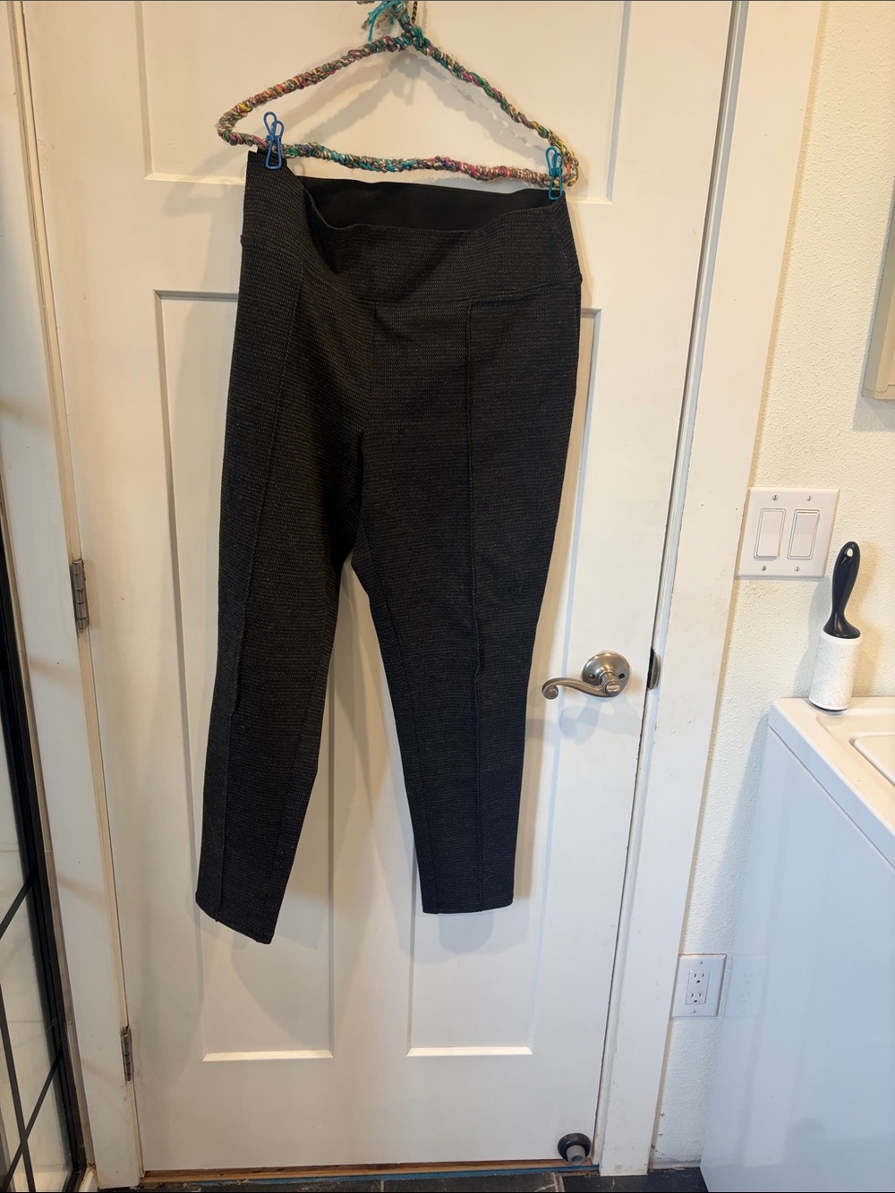 Nine West Black Pull-On Leggings